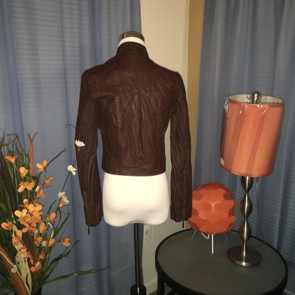 Forever 21 | Ruffle Leatherette Jacket​ - Picture 4 of 5
